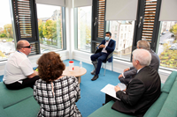 Official opening of the new Greenock Health and Care Centre. Guests were given a tour of the building.